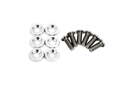 Precision Works Silver Aluminum Fender Bumper Engine Bay Dress Up Kit