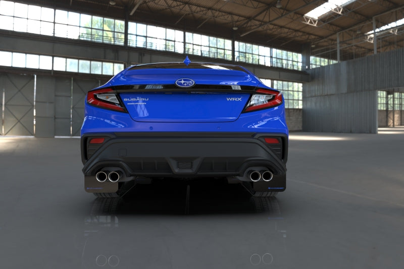 Rally Armor 22-25 Subaru WRX Black UR Mud Flap w/Blue Logo