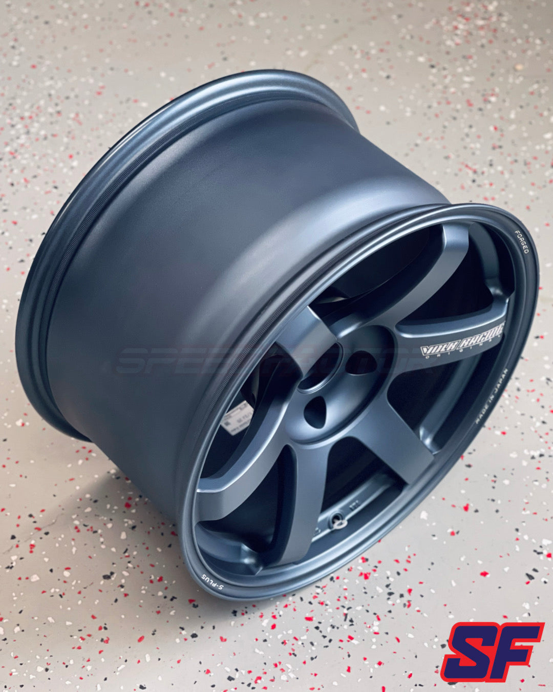 VOLK RACING TE37 SAGA S-PLUS 18x10.5 +20 5X120 MATTE BLUE GUNMETAL