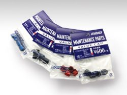 RAYS LOGO ALUMINUM AIR VALVE CAP SET