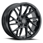 Method Raised MR801 20x9 / 8x180 BP / -12mm Offset / 124.1mm Bore - Gloss Black Milled Wheel