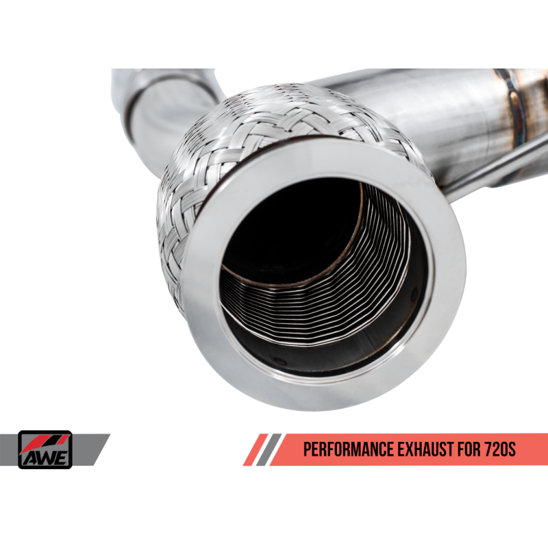 AWE Tuning McLaren 720S Performance Exhaust - Chrome Silver Tips