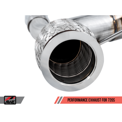 AWE Tuning McLaren 720S Performance Exhaust - Chrome Silver Tips