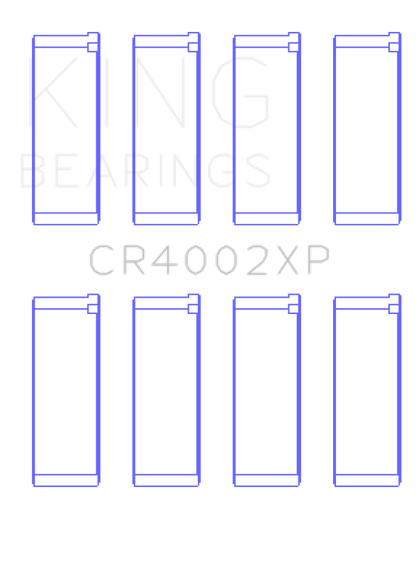 King Engine Bearings Mazda B6/B6-T/ZM/B3/B5 Connecting Rod Bearing Set (Set of 4) - Size +0.5mm