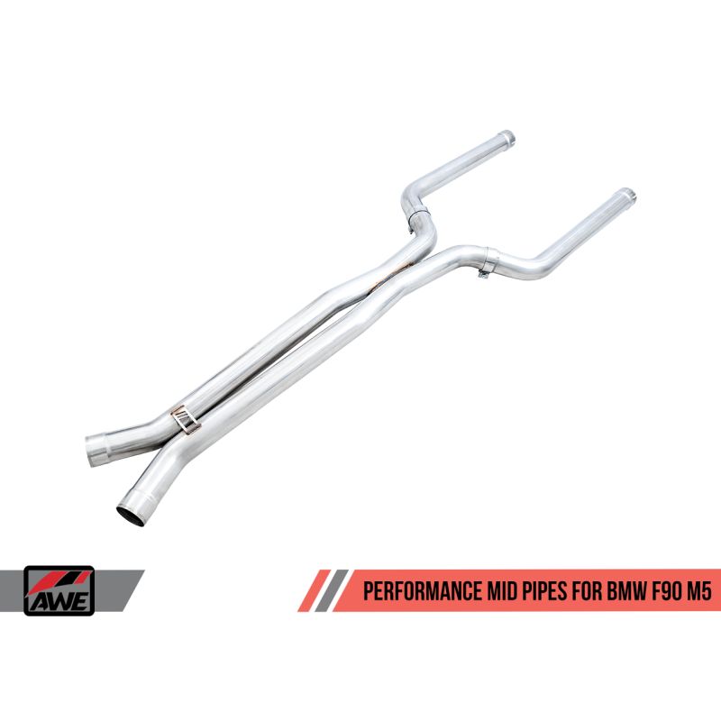AWE Tuning 18-19 BMW F90 M5 Non-Resonated Performance Mid Pipes