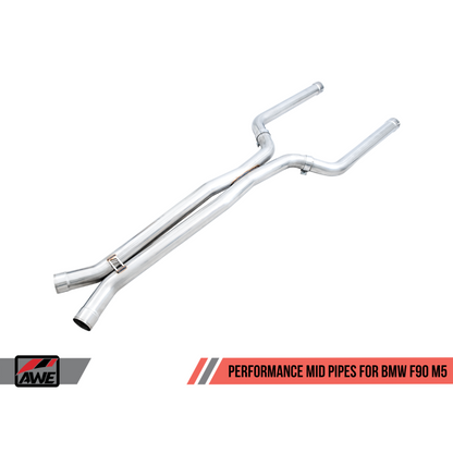 AWE Tuning 18-19 BMW F90 M5 Non-Resonated Performance Mid Pipes