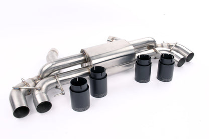 Dinan 18-23 BMW M5 (F90) Free Flow Axleback Exhaust System - Black Tips