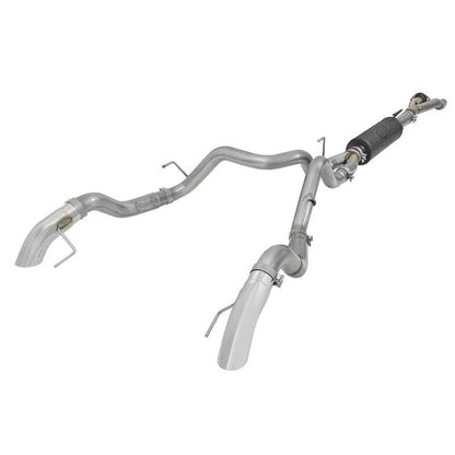 aFe MACH Force-XP Cat-Back Exhaust w/ Dual Hi-Tuck Pol Tips 17-18 Ford F-150 Raptor V6-3.5L