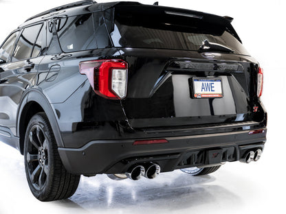 AWE Tuning 20-25 (Only Certain 2026 Models) Ford Explorer ST Touring Ed. Exhaust w/Chrome Silv Tips