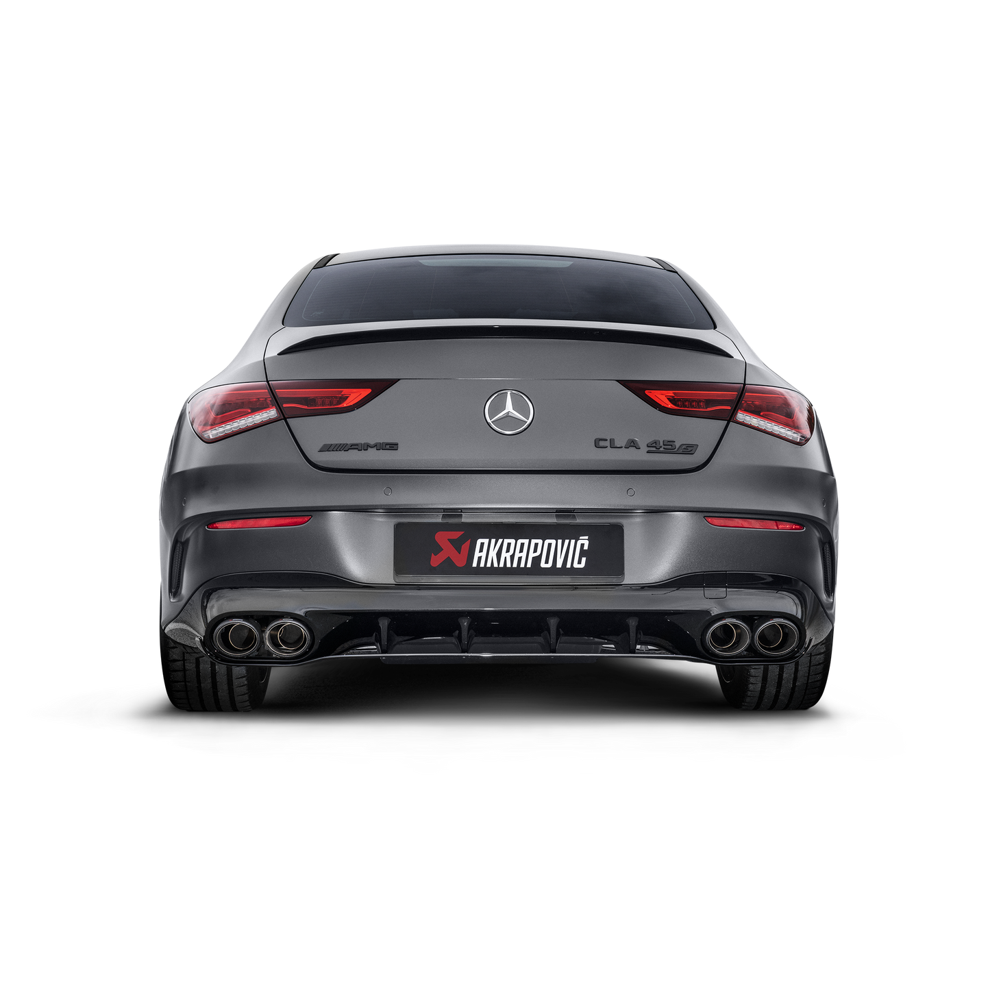 Akrapovič Evolution Line Catback Exhaust System (Titanium) w/Carbon Tips - 2024+ Mercedes-Benz CLA45/CLA45S AMG