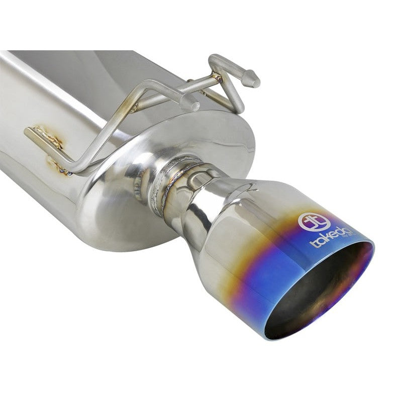 aFe Takeda 2.25-1.75in 304 SS Axle-Back Exh w/Blue Flame Tips 13-17 Honda Accord Sport Sedan I4-2.4L