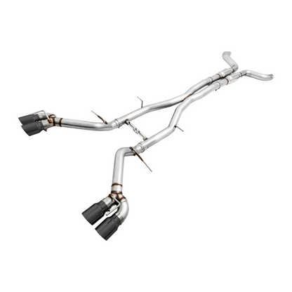 AWE Tuning 16-19 Chevy Camaro SS Resonated Cat-Back Exhaust -Track Edition (Quad Diamond Black Tips)