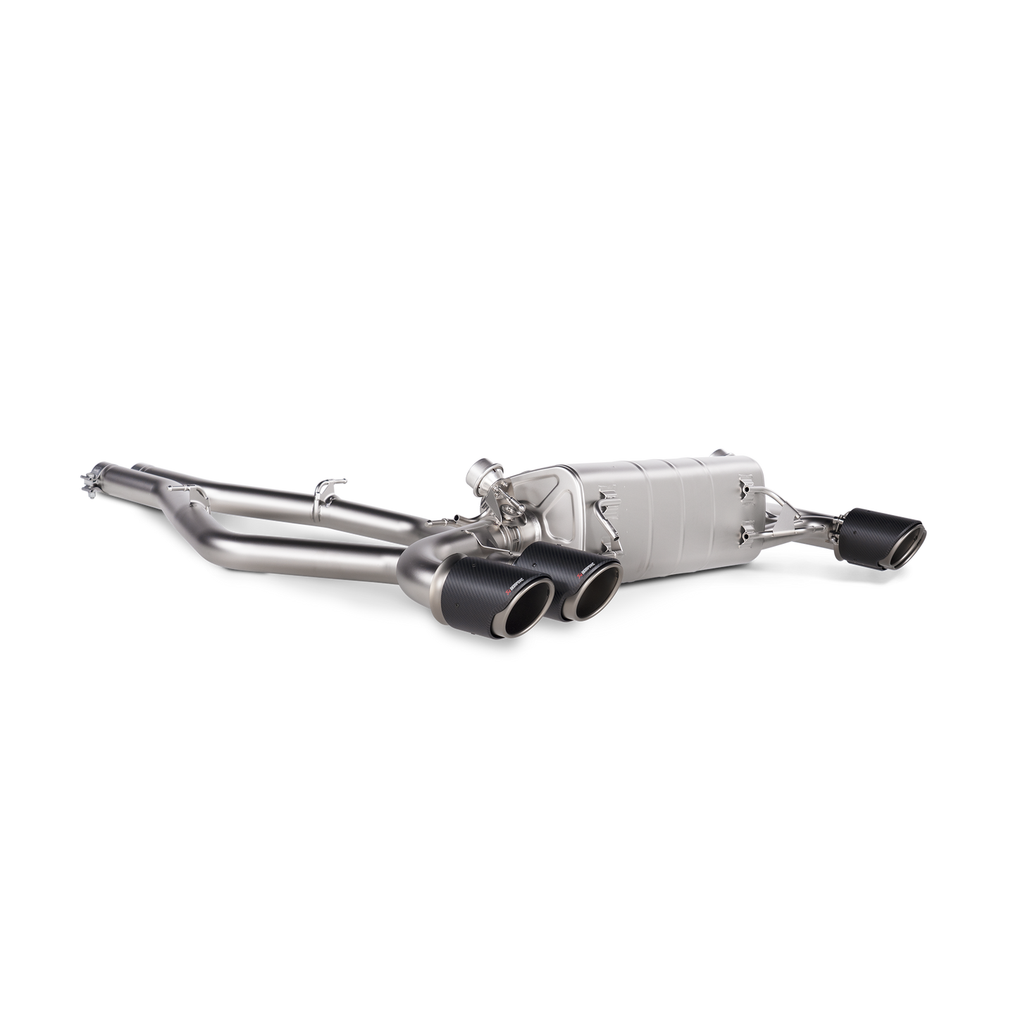 Akrapovič Slip-On Line Exhaust (Titanium) w/Carbon Tips - 2016-2020 Alfa Romeo Giulia Quadrifoglio