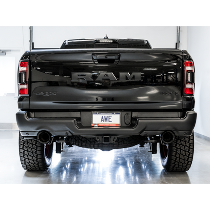 AWE Tuning 2021 RAM 1500 TRX 0FG Cat-Back Exhaust - Diamond Black Tips