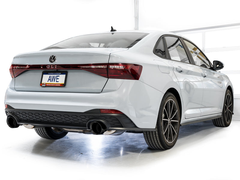 AWE Tuning 22-25 Volkswagen Jetta GLI Track Edition Exhaust - Diamond Black Tips