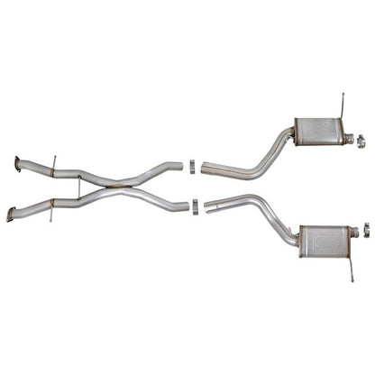 aFe MACHForce XP Cat-Back Exhaust Stainless No Tips 12-15 Jeep Grand Cherokee SRT/SRT-8 V8 Hemi 6.4L