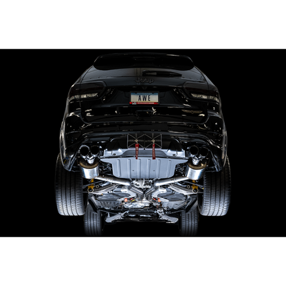 AWE Tuning 2020 Jeep Grand Cherokee SRT/Trackhawk Touring Edition Exhaust - Use w/Stock Tips