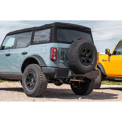 Corsa 21-22 Ford Bronco 2.7L 4-Door 2.75in Cat-Back Dual Rear Exhaust w/4in Straight-Cut Polish Tips