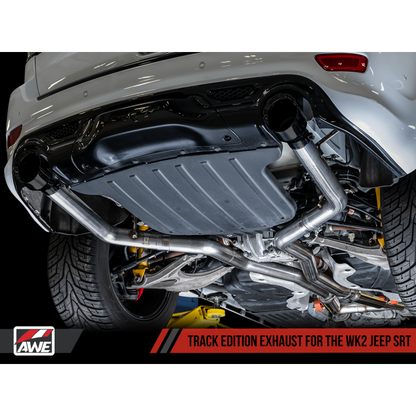 AWE Tuning 2020 Jeep Grand Cherokee SRT Track Edition Exhaust - Diamond Black Tips