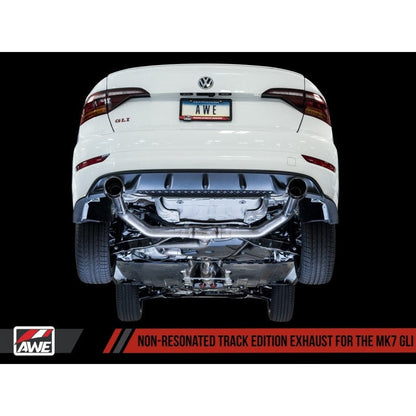 AWE Tuning 18-21 Volkswagen Jetta GLI Mk7 Track Edition Exhaust - Diamond Black Tips (Fits OEM DP)