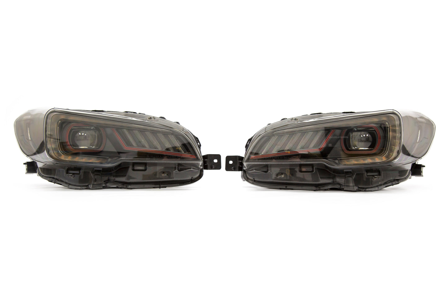 OLM Sokudo LED Headlights with DRL + Sequential Turns - 2015-2021 Subaru WRX / STI