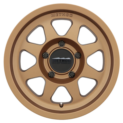 Method MR701 17x8.5 0mm Offset 5x150 110.5mm CB Method Bronze Wheel