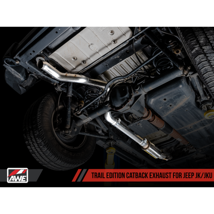 AWE Tuning 07-18 Jeep Wrangler JK/JKU 3.6L Trail Edition Cat-Back Exhaust