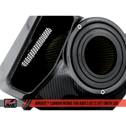 AWE Tuning Audi B9/B9.5 S4/S5/RS5 3.0T Carbon Fiber AirGate Intake w/ Lid