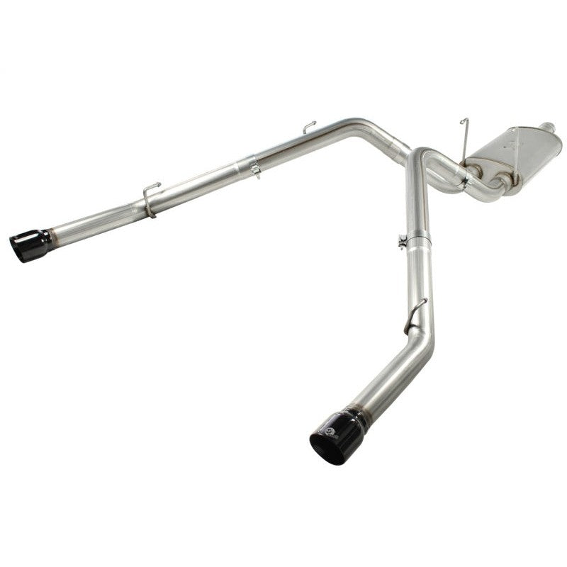 aFe MACHForce XP Exhausts Cat-Back SS-409 EXH CB Dodge Ram 1500 5.7L HEMI 09-13 Glossed Black