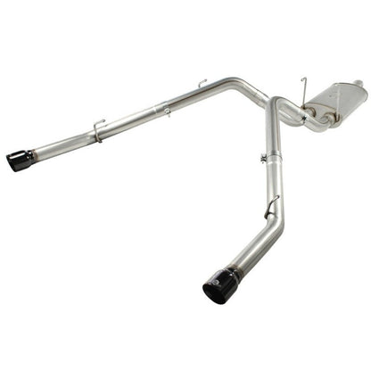 aFe MACHForce XP Exhausts Cat-Back SS-409 EXH CB Dodge Ram 1500 5.7L HEMI 09-13 Glossed Black