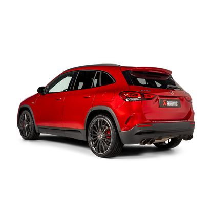 Akrapovič Evolution Line Catback Exhaust (Titanium) w/Carbon Tips - 2024+ Mercedes-Benz GLA45/GLA45S AMG