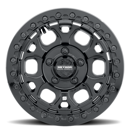 Method MR416 Beadlock 15x7 / 5x4.5 / 55mm Offset / 68.00mm Bore - Gloss Black Wheel