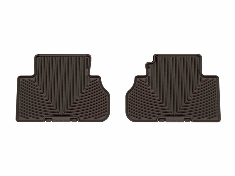 WeatherTech 18-25 Audi Q5 2nd Row Rear All-Weather Floor Mats - Cocoa
