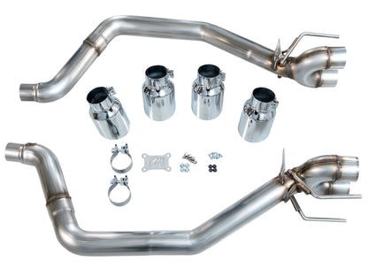 AWE Tuning 09-13 Chevrolet Corvette 6.2L Track Edition Axle-back Exhaust w/ Chrome Silver Tips