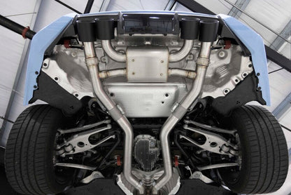 Dinan 23-26 BMW M2 (G87) Valved Axleback Exhaust System - Black Tips