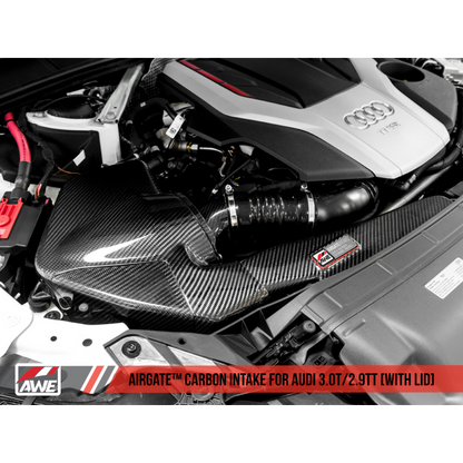 AWE Tuning Audi B9/B9.5 S4/S5/RS5 3.0T Carbon Fiber AirGate Intake w/ Lid