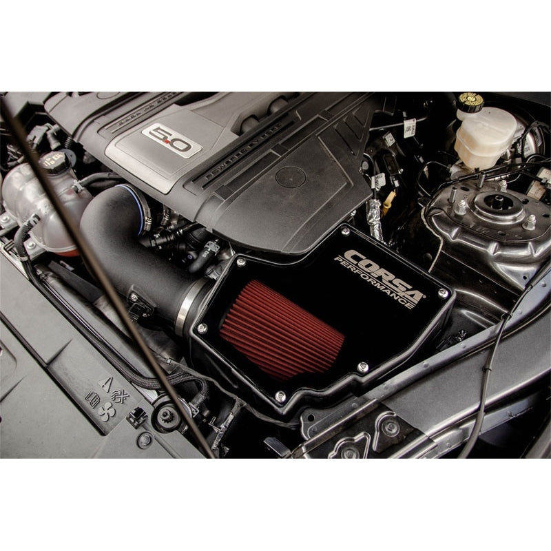 Corsa Air Intake DryTech 3D Closed Box 18-20 Ford Mustang GT 5.0L V8