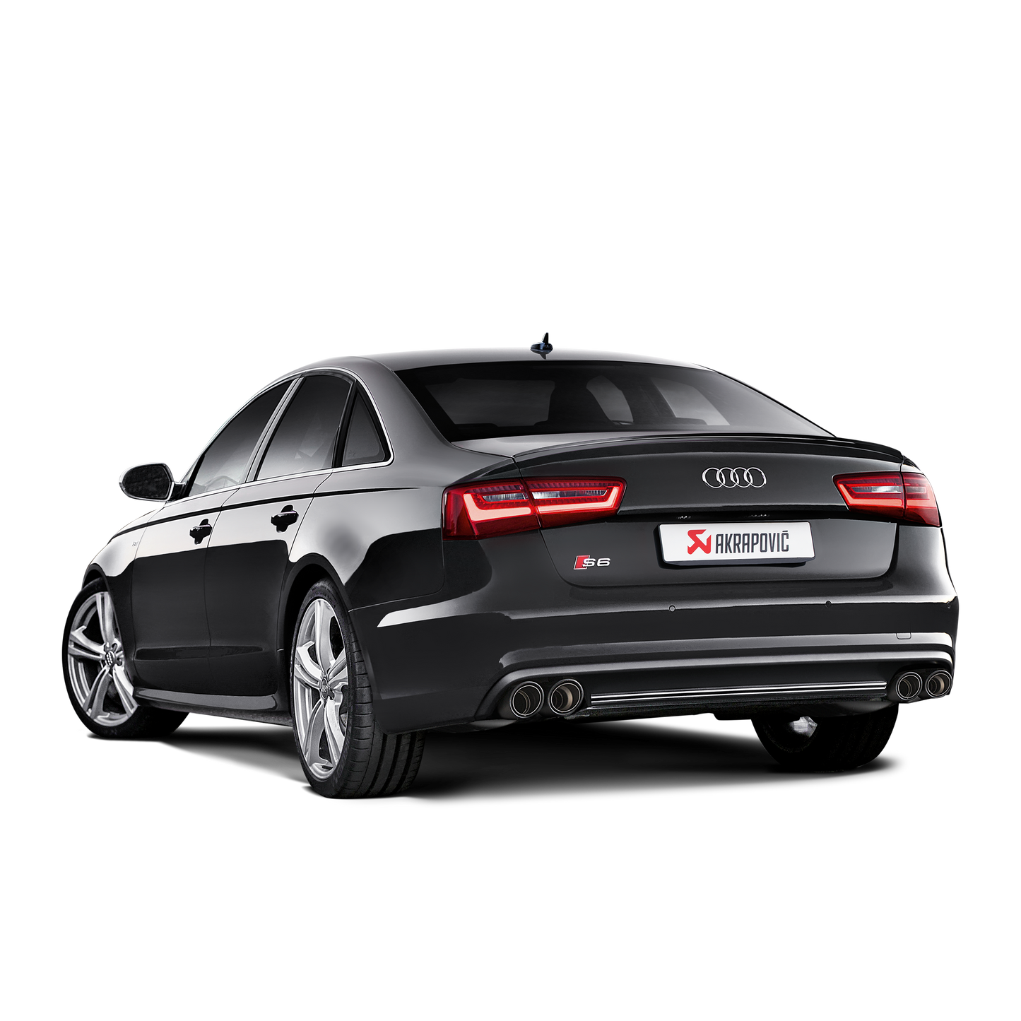Akrapovič Evolution Line Catback Exhaust System (Titanium) w/ Carbon Tips - 2013-2017 Audi S6/S7 (C7)