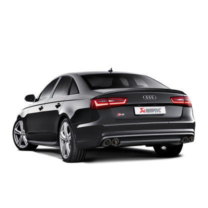 Akrapovič Evolution Line Catback Exhaust System (Titanium) w/ Carbon Tips - 2013-2017 Audi S6/S7 (C7)