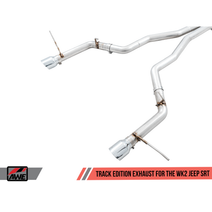 AWE Tuning 2020 Jeep Grand Cherokee SRT Track Edition Exhaust - Chrome Silver Tips