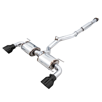 AWE Subaru BRZ/ Toyota GR86/ Toyota 86 Touring Edition Cat-Back Exhaust- Diamond Black Tips