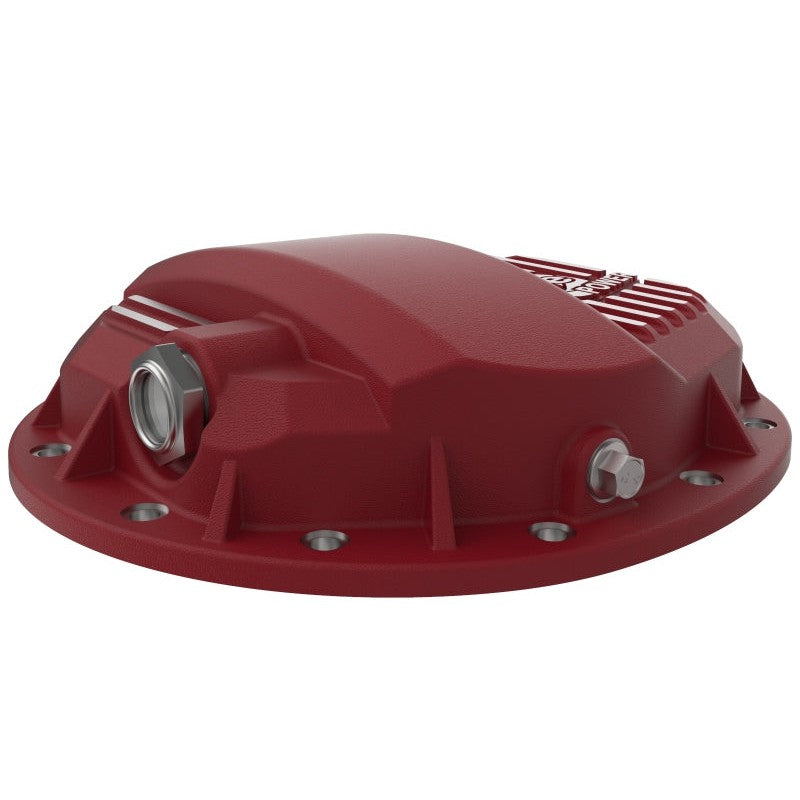 aFe Pro Series GMCH 9.5 Rear Diff Cover Red w/ Machined Fins 19-20 GM Silverado/Sierra 1500