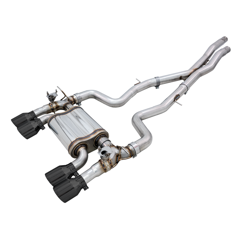 AWE Tuning BMW F8X M3/M4 Track Edition Catback Exhaust - Diamond Black Tips