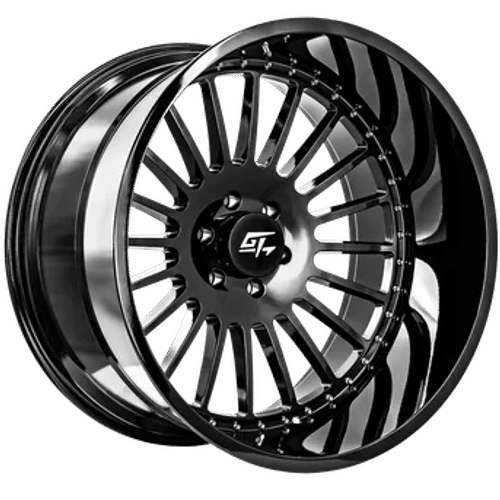 GT Off-Road Strike Gloss Black Gloss Black 26x14 -76 6x139.7mm 106.1mm