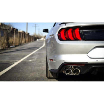 Corsa 2018+ Ford Mustang GT Fastback 5.0L 3in Sport Axle-Back Exhaust w/ 4in Black Tips