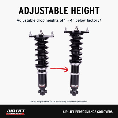 Air Lift Performance 14-24 Infiniti Q50 w/ Ball Lower Mount Coilover Kit