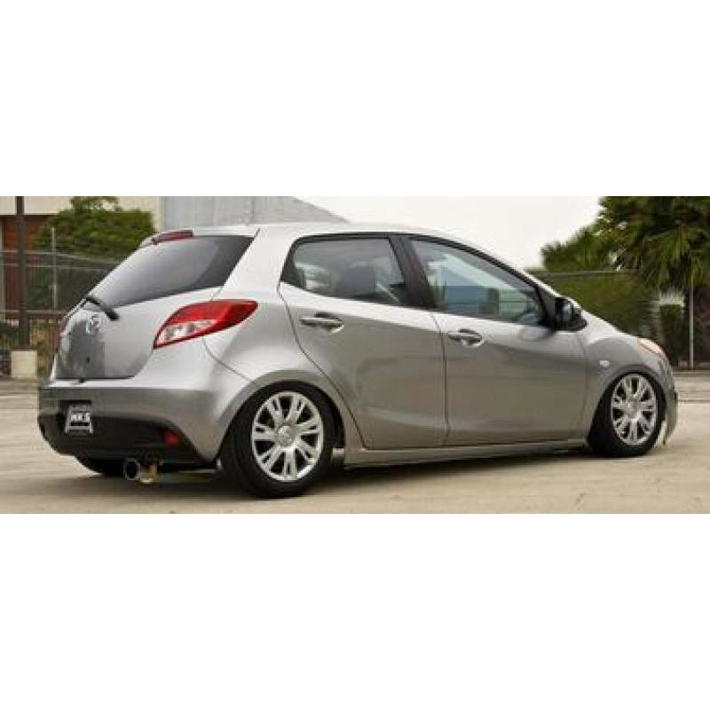 HKS Silent Hi-Power Rear Section ONLY Exhaust w/ External Resonator - Mazda 2