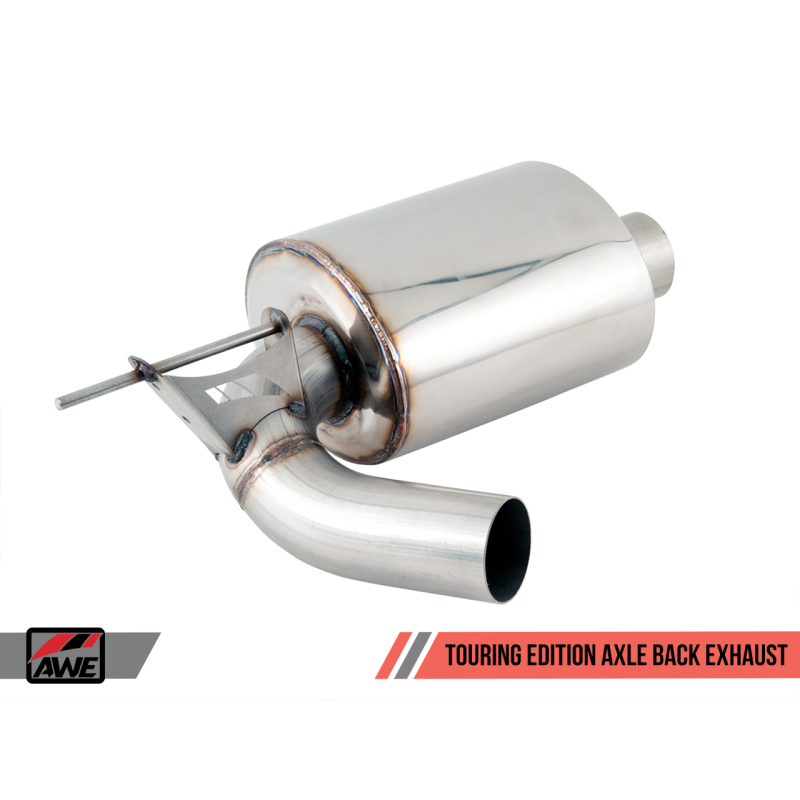 AWE Tuning BMW F3X 335i/435i Touring Edition Axle-Back Exhaust - Chrome Silver Tips (102mm)