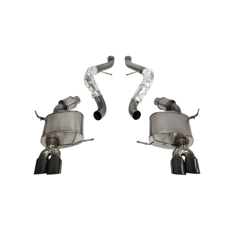 Corsa 08-12 BMW M3 Convertible E93 Black Sport Cat-Back Exhaust