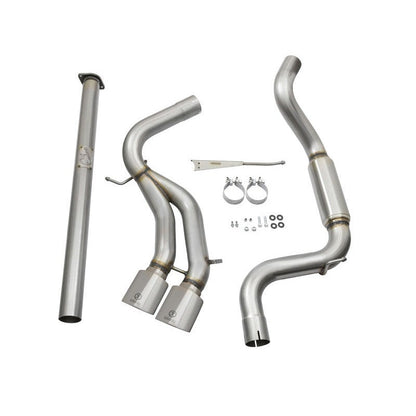 aFe POWER Takeda 3in 304 SS Cat-Back Exhaust w/ Polished Tips 13-17 Ford Focus ST L4-2.0L (t)